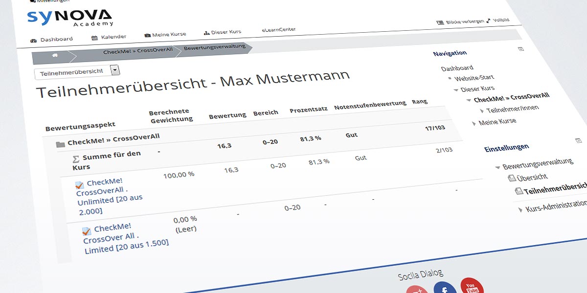 Screenshot Bewertungen