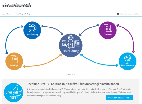 CheckMe! » Kostenloses Ausbildungs- und Prüfungstraining im eLearnCenter